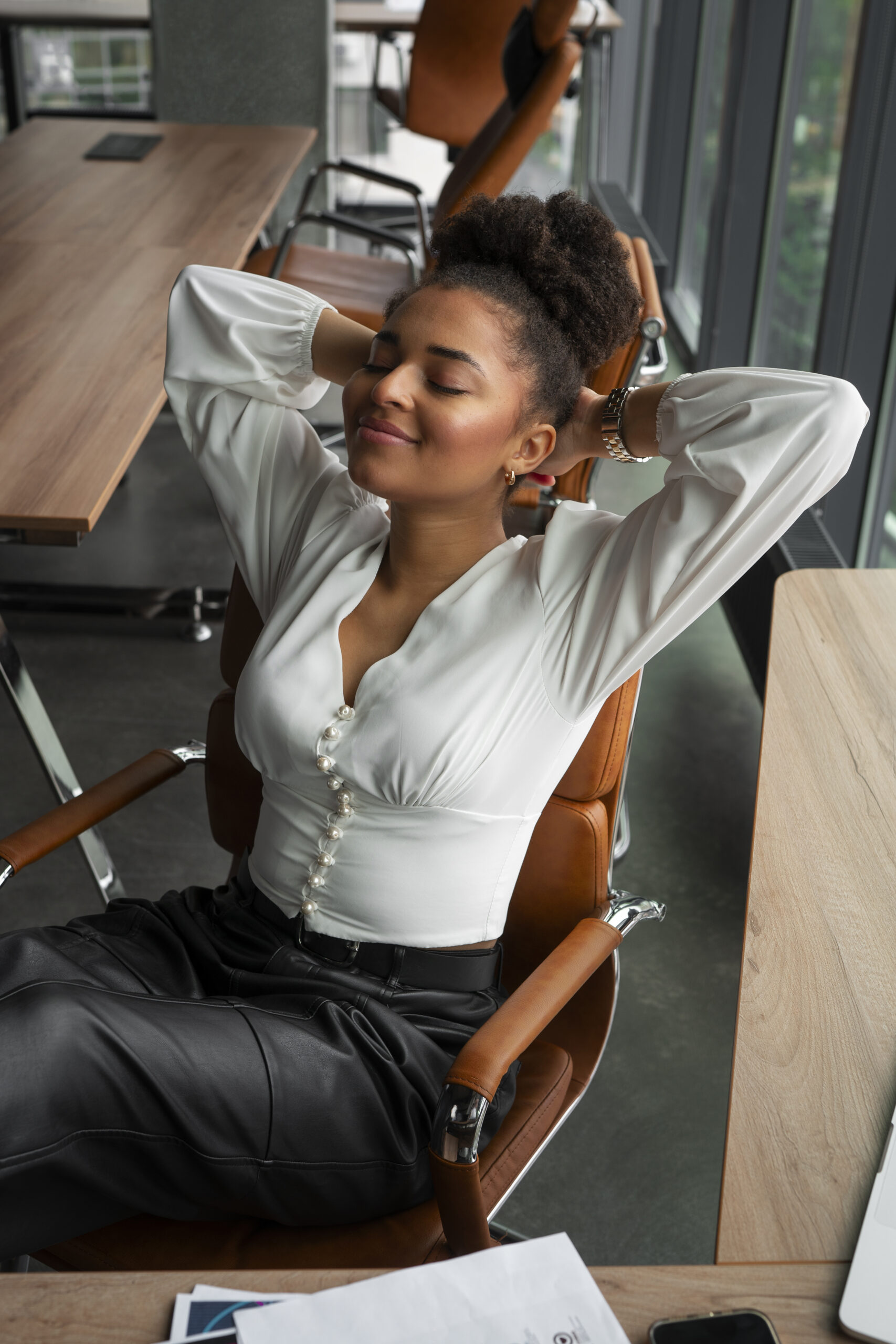medium-shot-woman-stretching-work